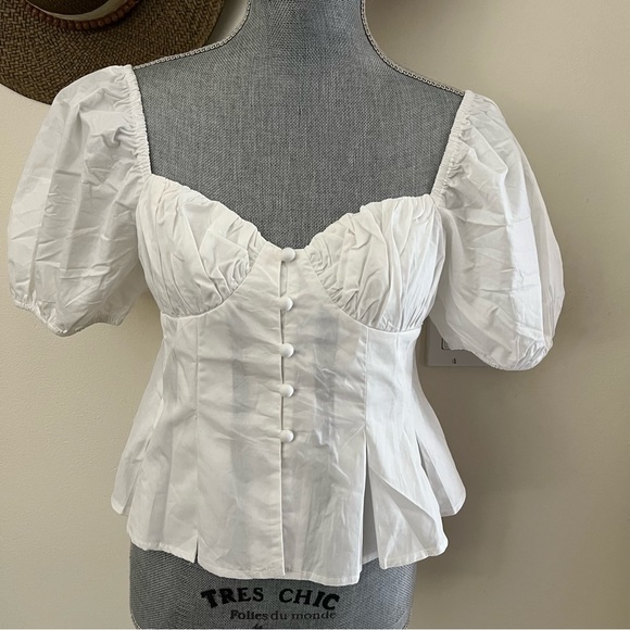 ENDLESS ROSE
CORSET TOP WITH PLEATS - Picture 2 of 8